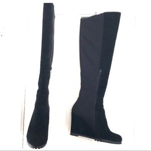 Steve Madden Black Suede Boot